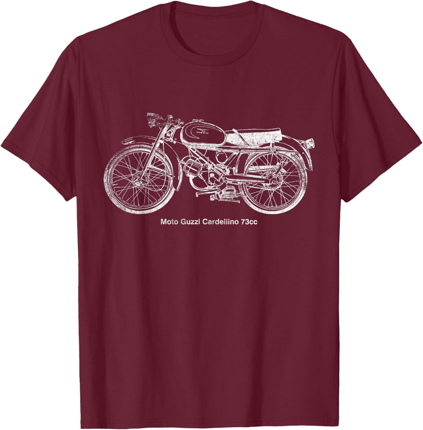 Love Motorcycles Gift USA Motorbike Rider Love T-Shirt - T-Shirt | Maroon