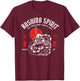 Bushido spirit. Samurai fights a great dragon, martial arts T-Shirt - T-Shirt | Maroon