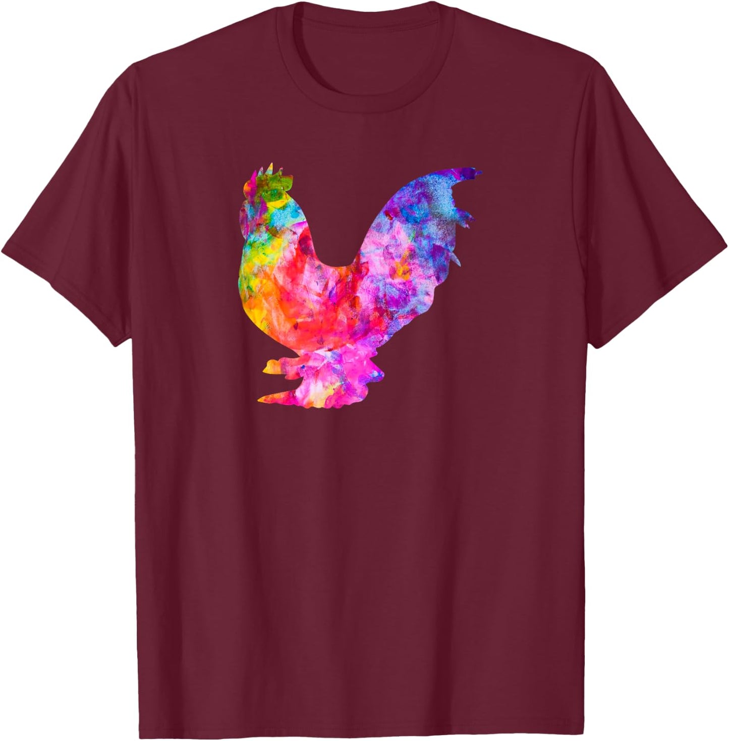 Unusual Chickens Belgian Bearded d Uccle Bantam Chicken T-Shirt - T-Shirt | Maroon