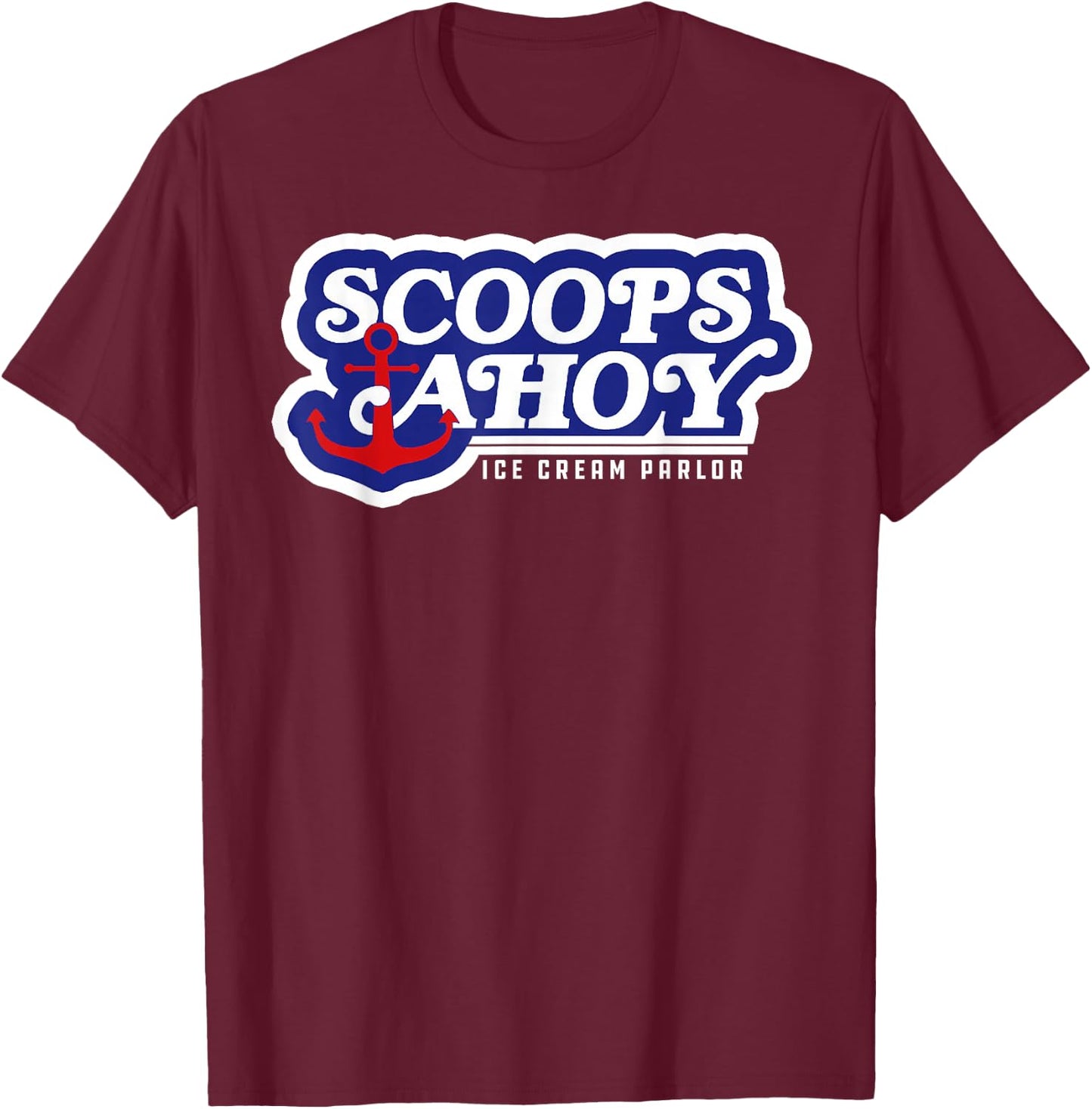 Scoops Ahoy T-Shirt - T-Shirt | Maroon