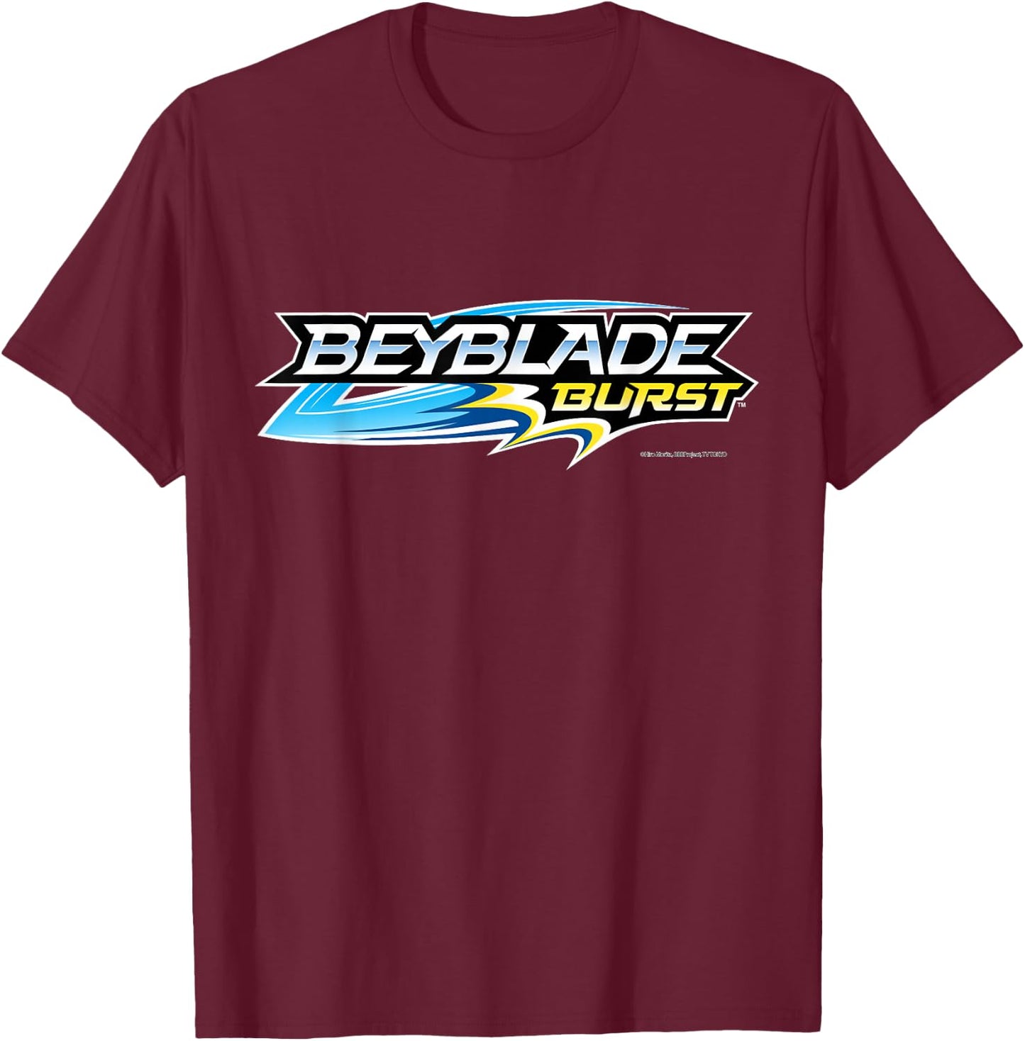 Beyblade Burst Dark Logo T-Shirt - T-Shirt | Maroon