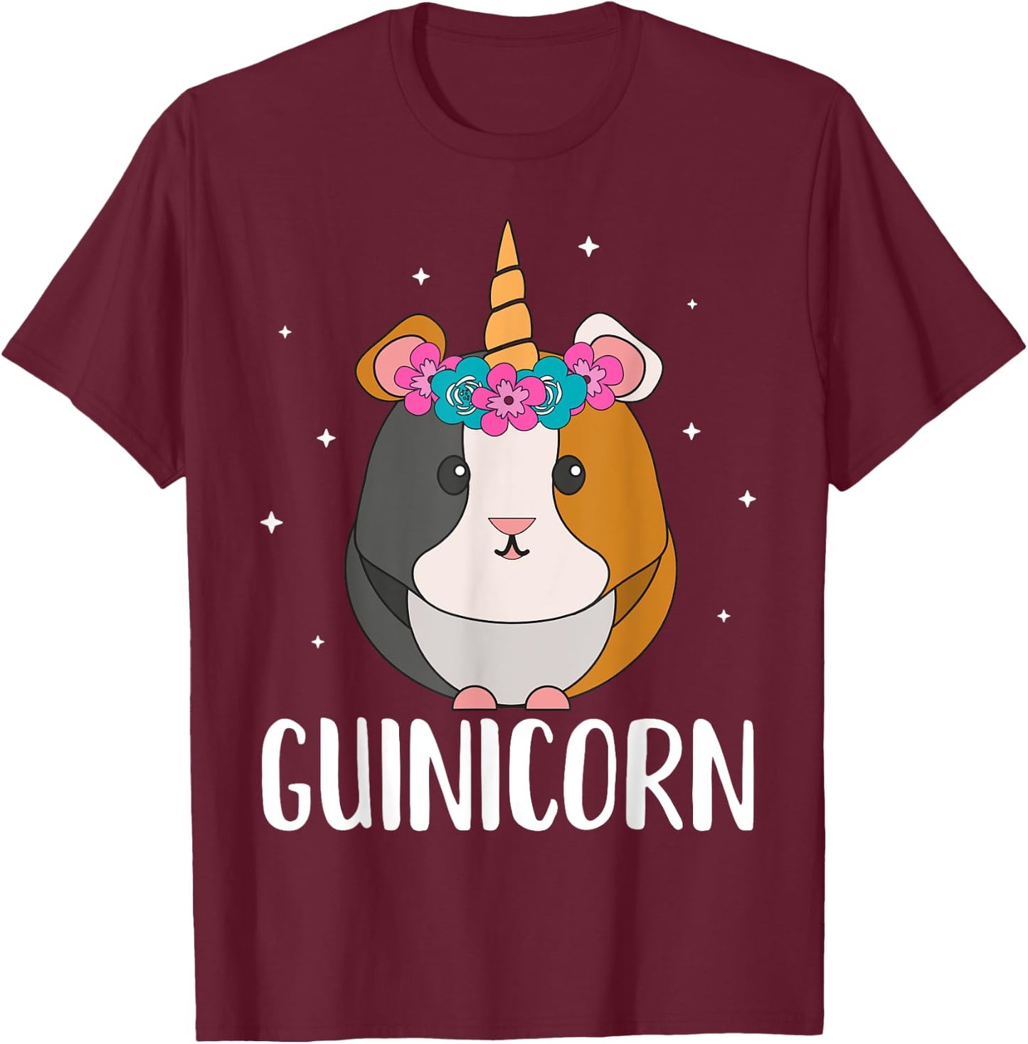 Gunicorn Guinea Pig Pet Owner Gift T-Shirt - T-Shirt | Maroon