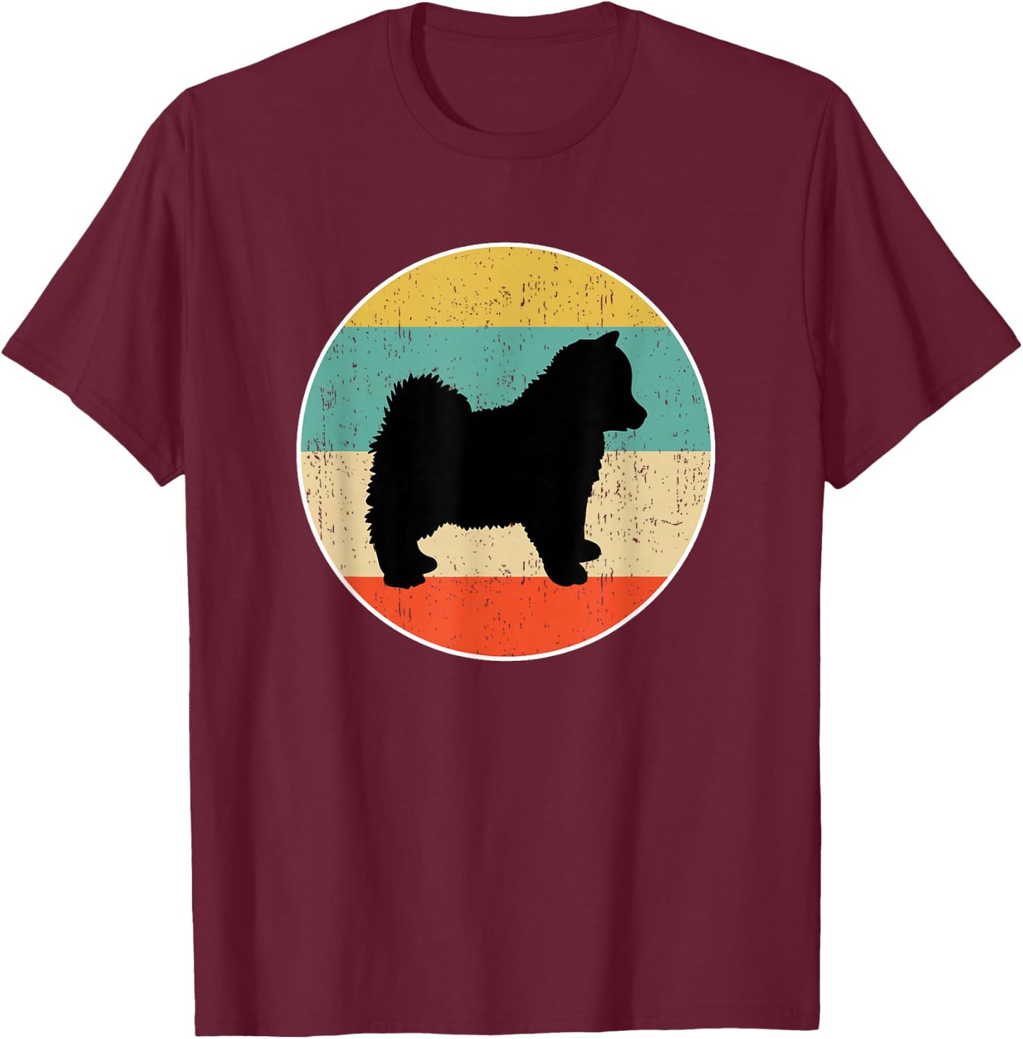 Pomsky Dog Gift T-Shirt - T-Shirt | Maroon