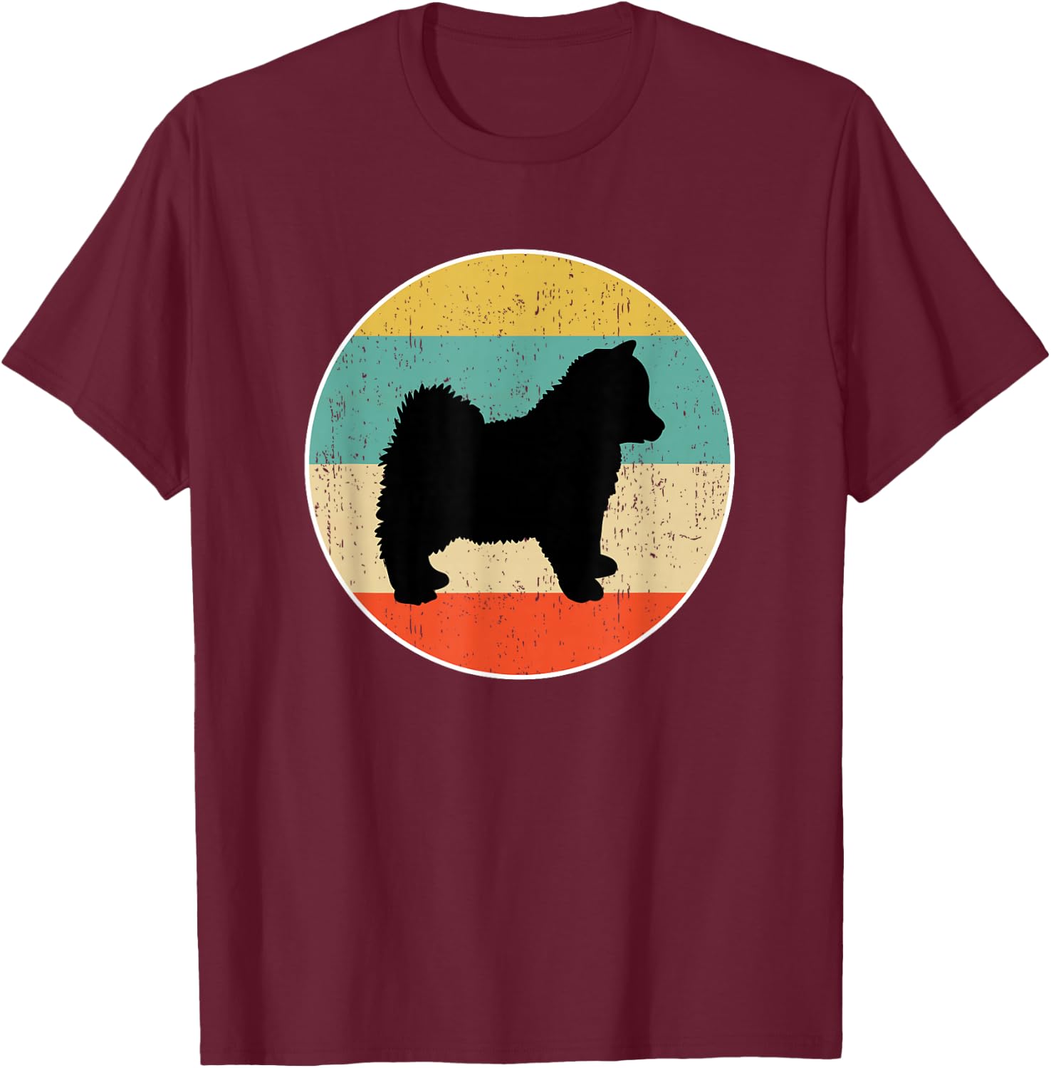 Pomsky Dog Gift T-Shirt - T-Shirt | Maroon