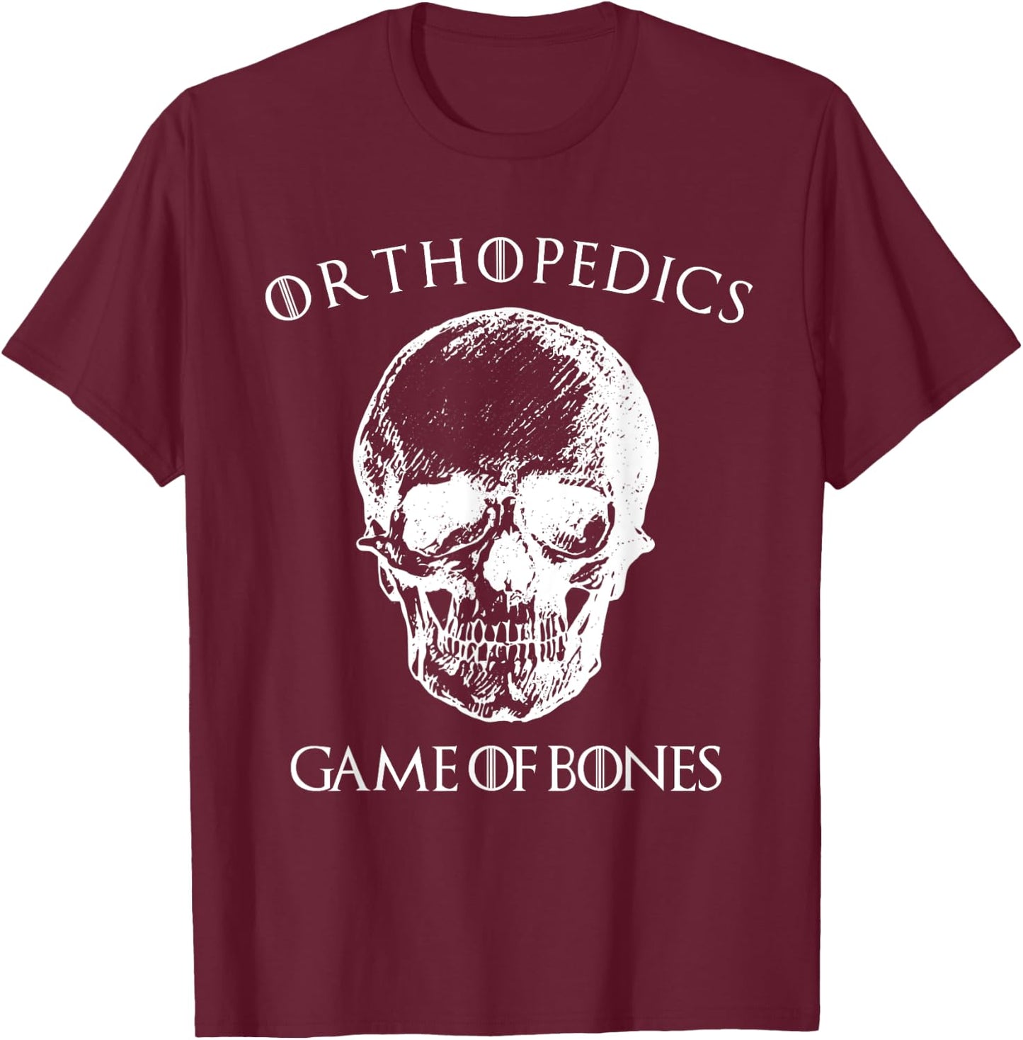 Orthopedic Surgeon Parody Doctor Orthopedist Gift T-Shirt - T-Shirt | Maroon