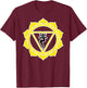 Yoga Manipura Solar Plexus Wisdom Power Yellow Chakra T-Shirt - T-Shirt | Maroon