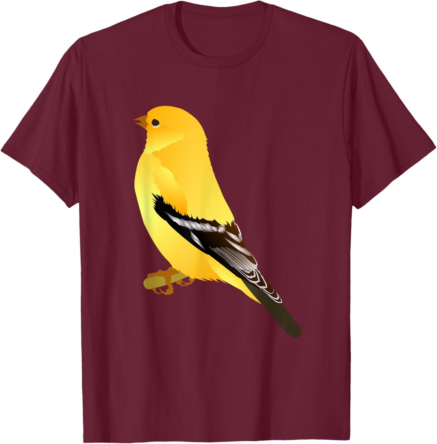 Goldfinch T-Shirt - T-Shirt | Maroon
