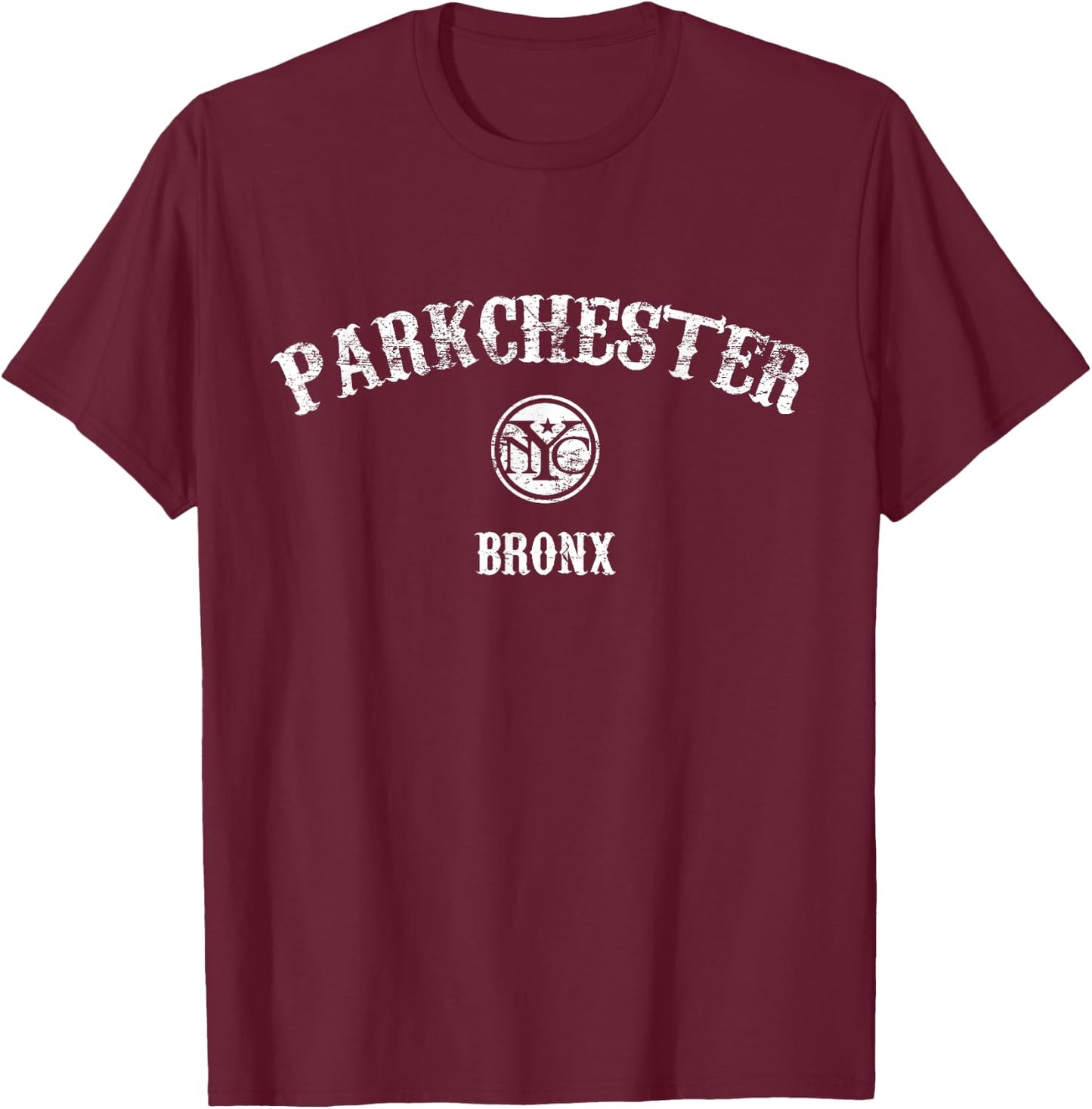Parkchester Bronx - Vintage NYC T-Shirt - T-Shirt | Maroon