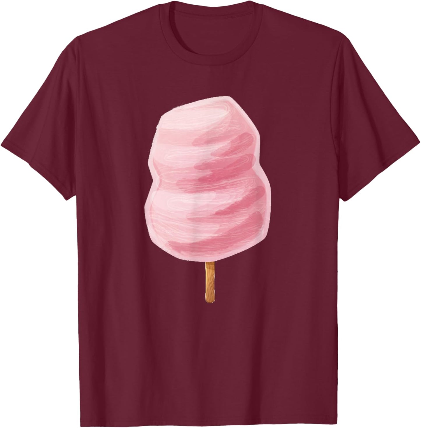 Cotton Candy Candy Floss Fairy Foodie Cooking Cook T-Shirt - T-Shirt | Maroon