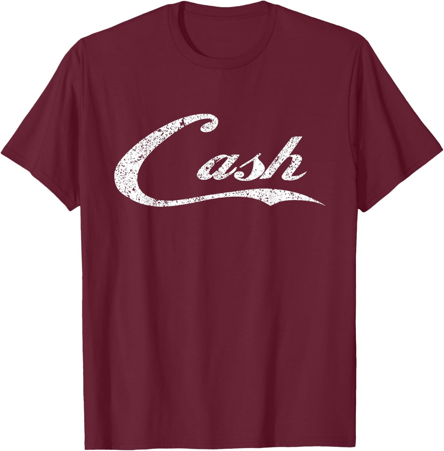 Cash Money Distressed for the Bar Concert or Street T-Shirt - T-Shirt | Maroon