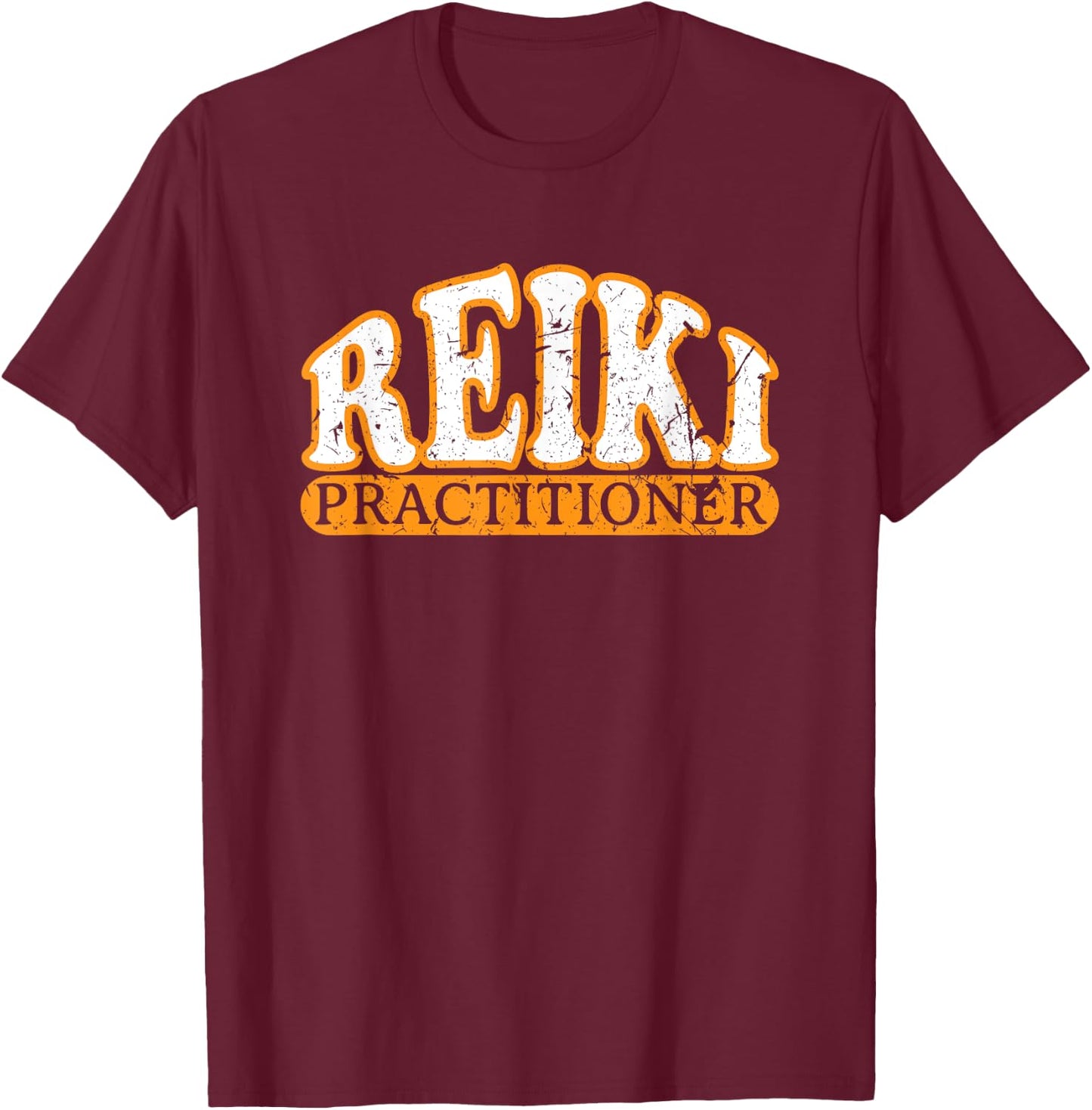 Reiki Practitioner Master Healer Holistic Energy Healing T-Shirt - T-Shirt | Maroon