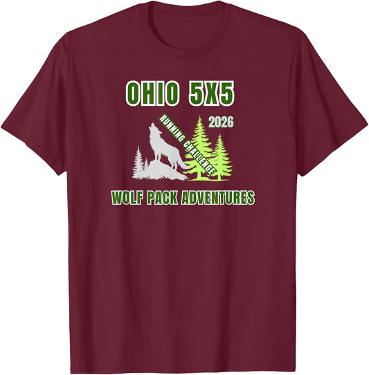 Running Challenge T-Shirt - T-Shirt | Maroon