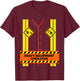 Kids Kids Construction Worker Costume Boys Equipment Operator T-Shirt - T-Shirt | Maroon