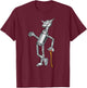 OZ Tin Man Shirt Art-Retro The Wizard of OZ Vintage Tin Man T-Shirt - T-Shirt | Maroon