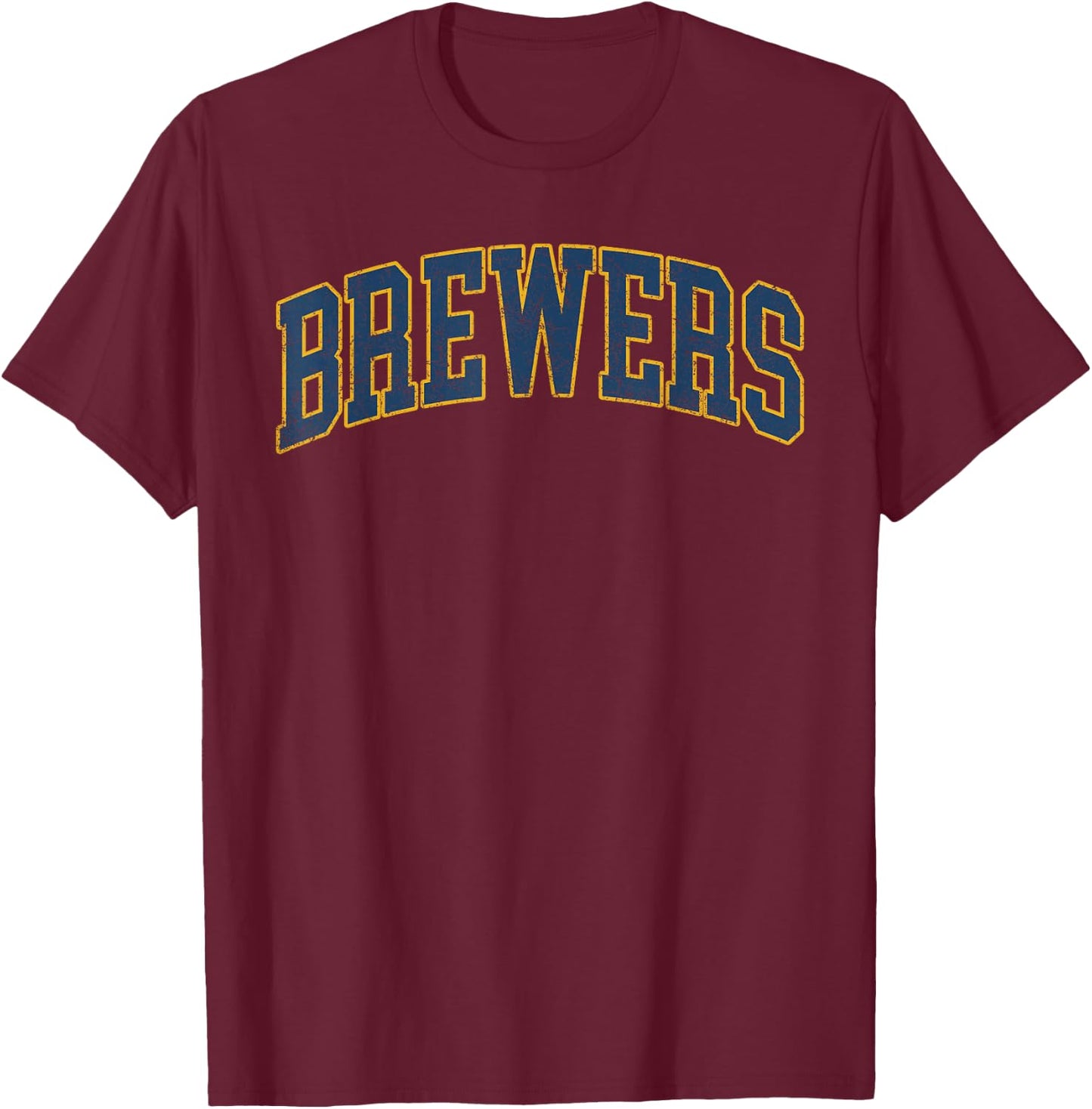 Vintage Brewers Retro Classic Gifts Women Kids T-Shirt - T-Shirt | Maroon