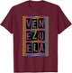 Venezuela Traditional Chromatic Background Art T-Shirt - T-Shirt | Maroon