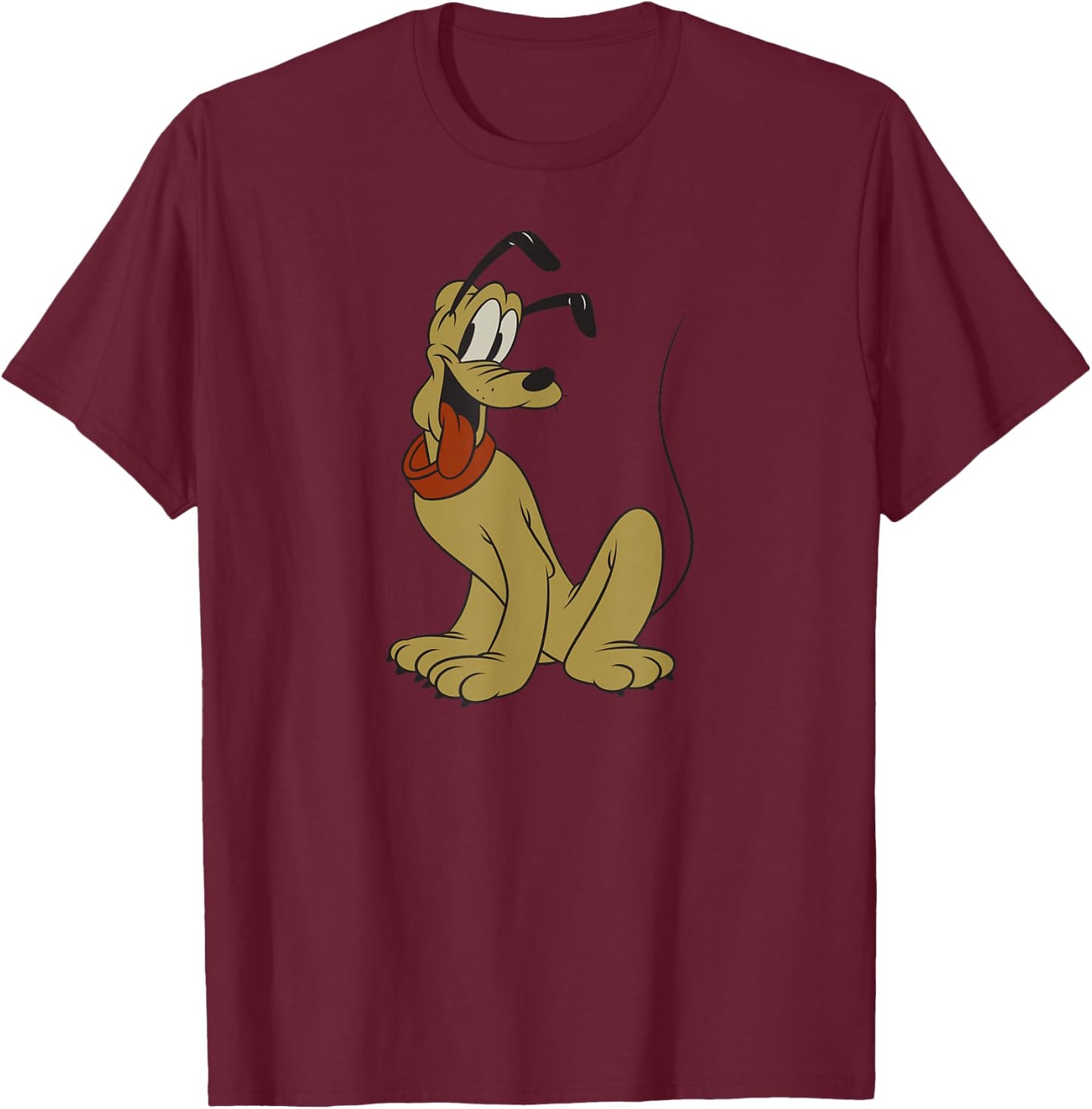 Pluto - Classic Character T-Shirt - T-Shirt | Maroon