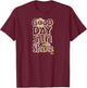 Lyrics by Lennon and McCartney - I Need To Laugh T-Shirt - T-Shirt | Maroon