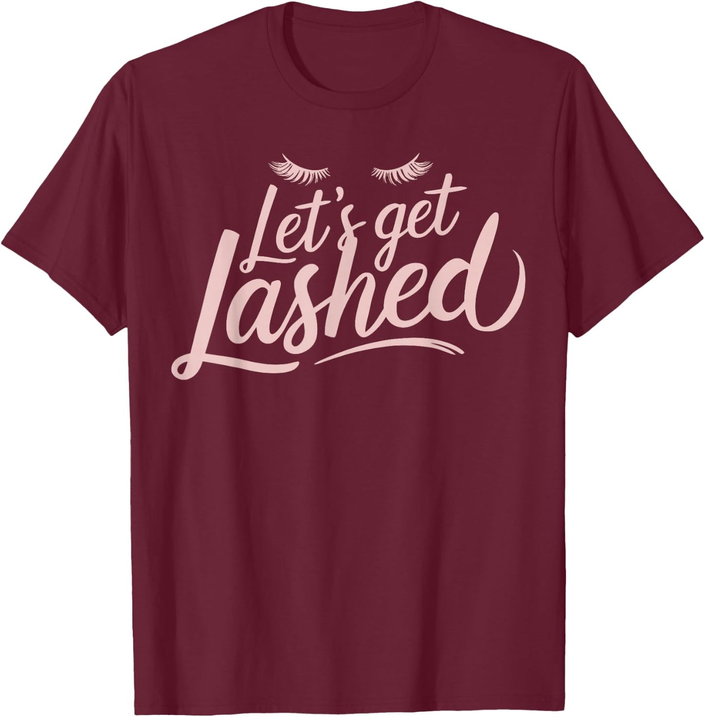 Lash Tech Eyelashes Lash Lounge Licensed Lash Technician T-Shirt - T-Shirt | Maroon