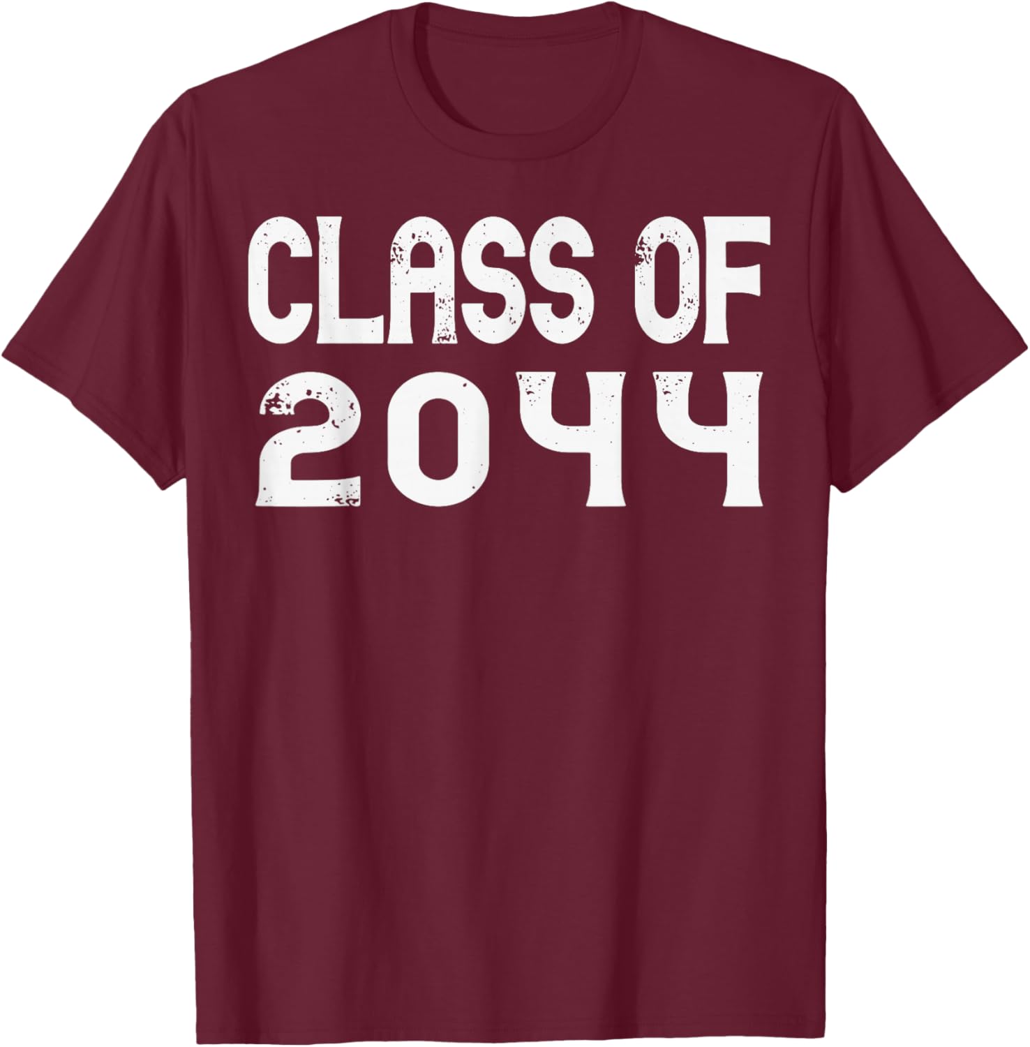 Class of 2044 Grow with Me Graduation Funny Back to School T-Shirt - T-Shirt | Maroon