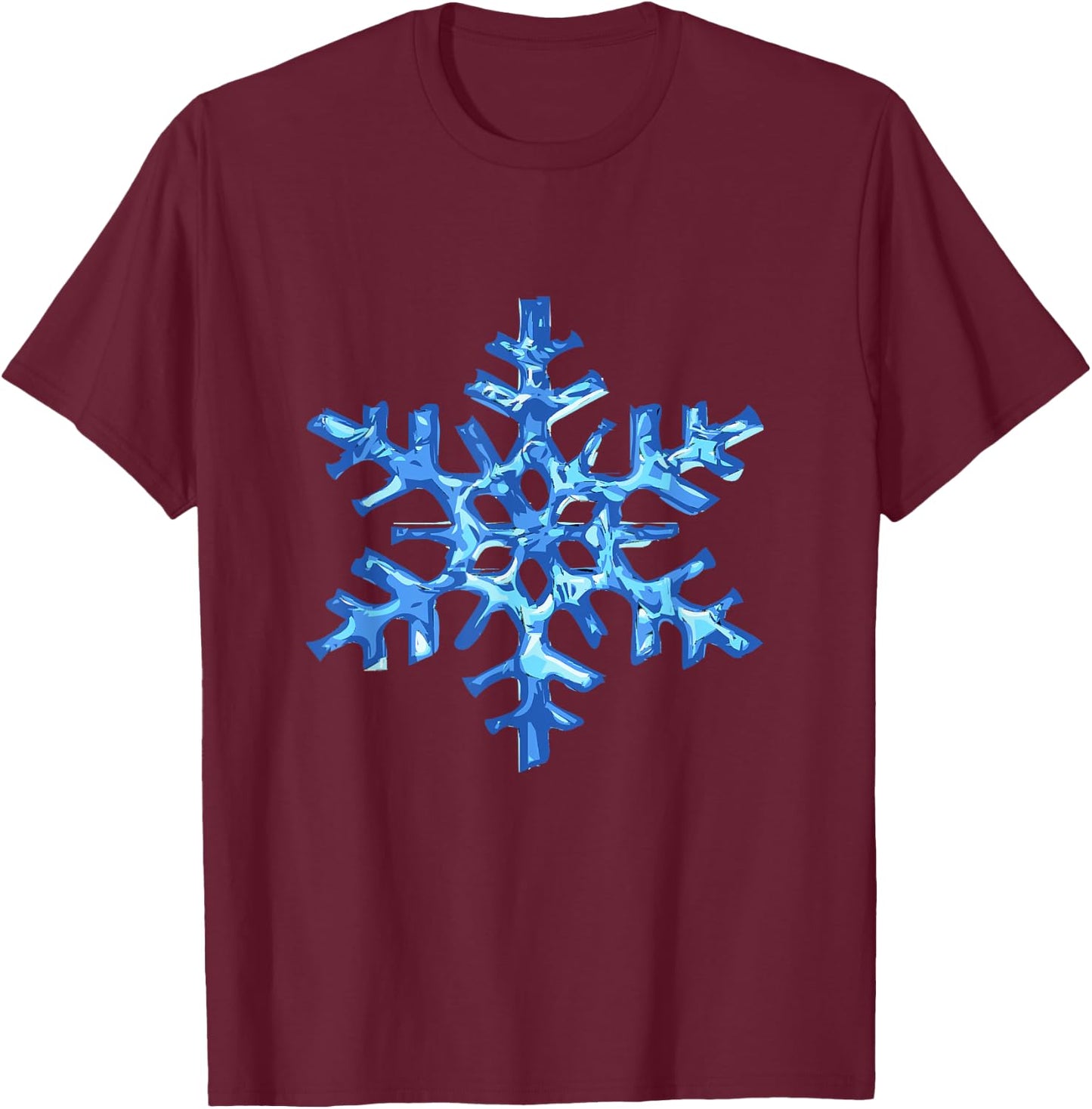 Snowflake T-Shirt - T-Shirt | Maroon