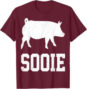PIG Sooie T-Shirt - T-Shirt | Maroon