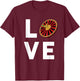 Funny Roulette Gift I Love Roulette T-Shirt - T-Shirt | Maroon
