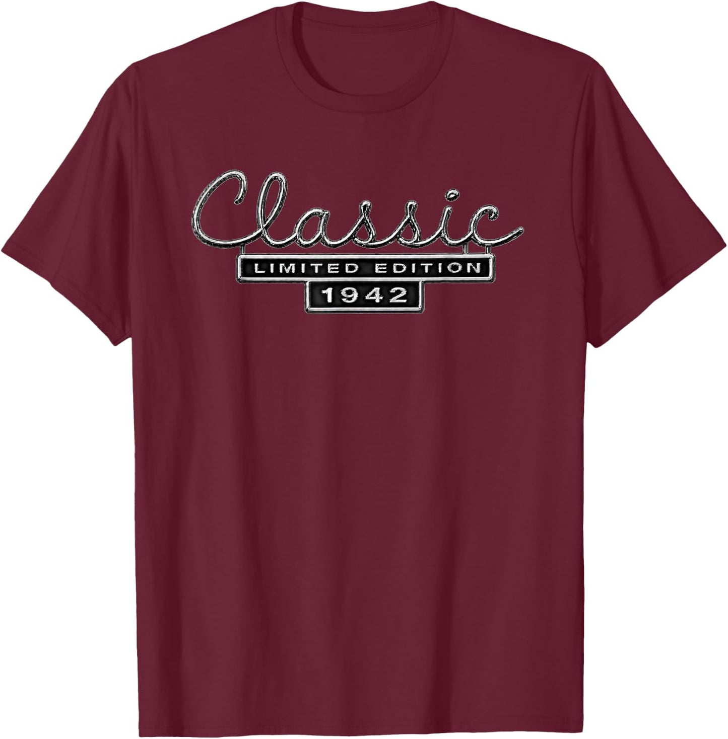 Classic Limited Edition 1942 Vintage 84th Birthday 84 Men T-Shirt - T-Shirt | Maroon
