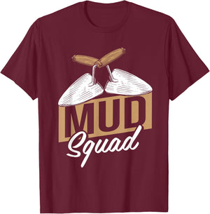 Plasterer Squad Masonry - Plaster Finishing Plasterer T-Shirt - T-Shirt | Maroon