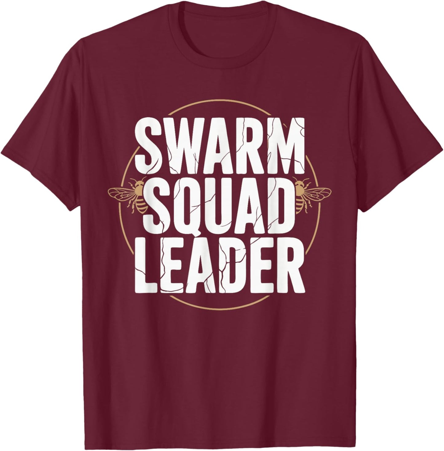 Beekeeping Bee Swarm Leader Beekeeper T-Shirt - T-Shirt | Maroon