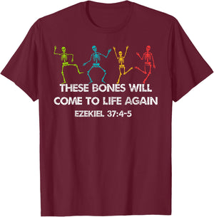 Christian Halloween Shirt Jesus Church Cross Bible Verse T-Shirt - T-Shirt | Maroon