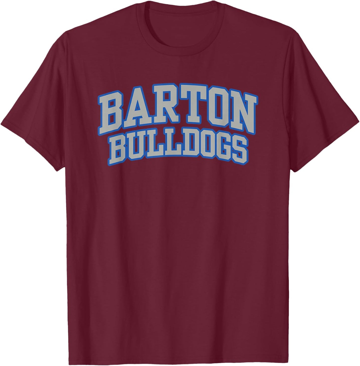Barton College Bulldogs Apparel Sports Fan T-Shirt - T-Shirt | Maroon