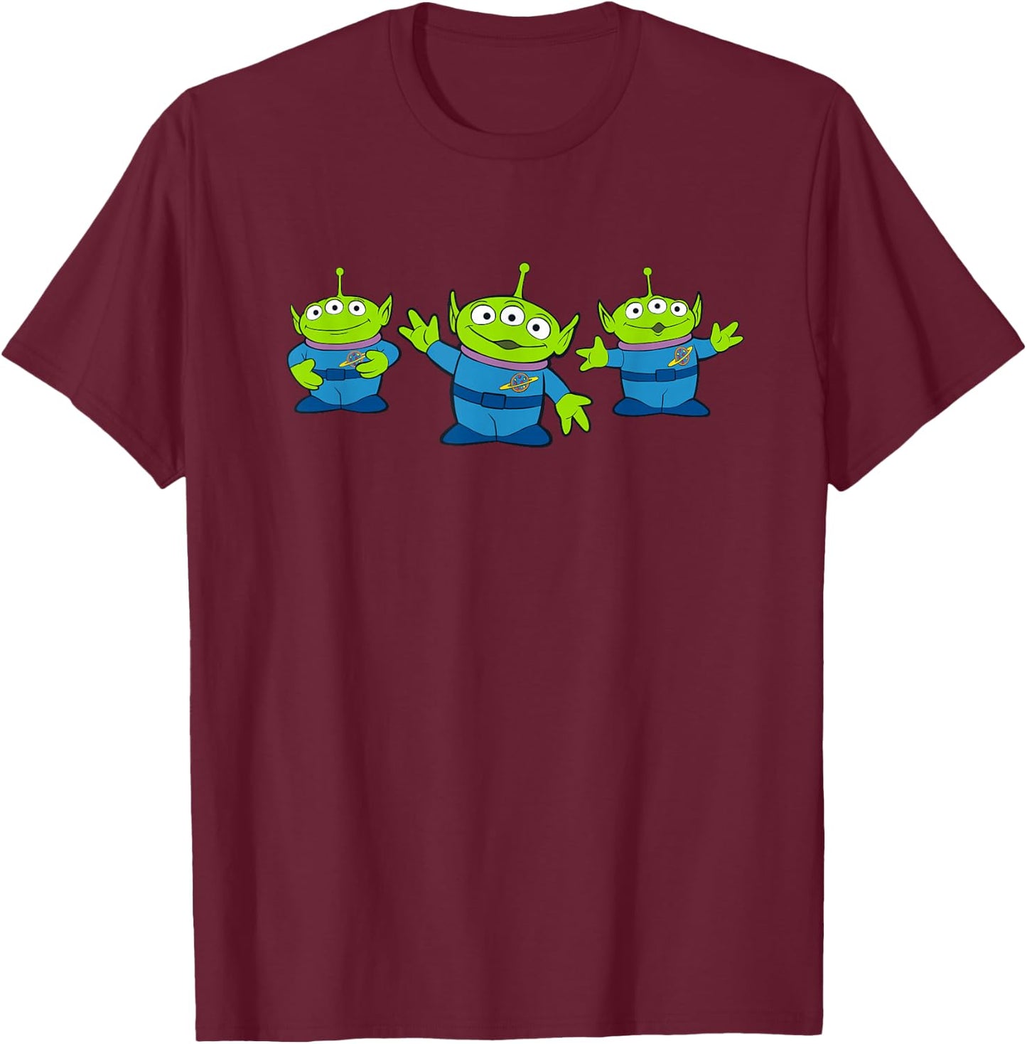 Disney Pixar Toy Story 4 Little Green Men Aliens T-Shirt - T-Shirt | Maroon