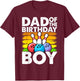Dad of the Birthday Boy Matching Family Bowling Birthday T-Shirt - T-Shirt | Maroon