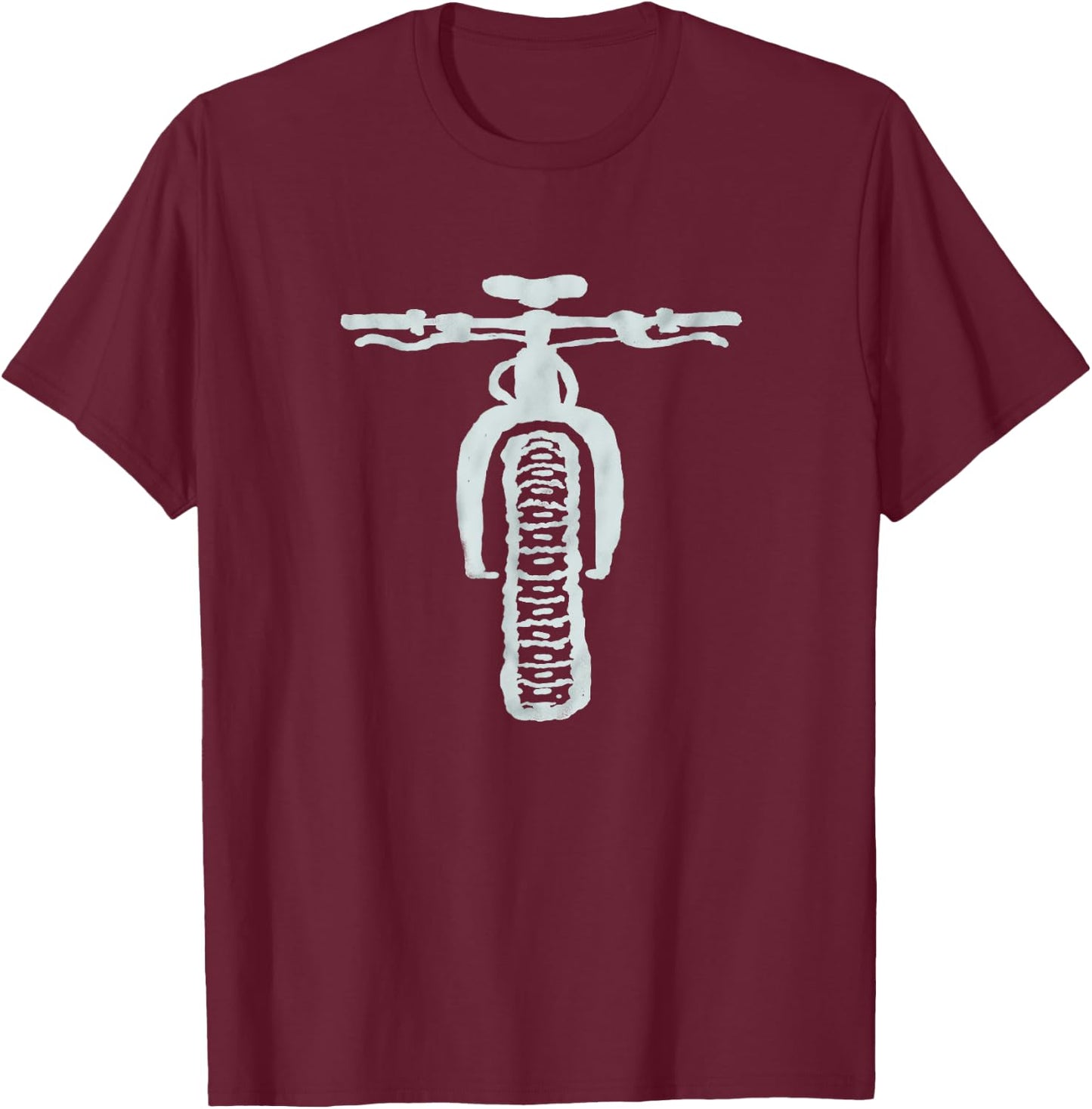 Fat Bike Mountain Bike T-Shirt - T-Shirt | Maroon