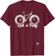 Roll a Fatty Fat Tire Bike T-Shirt - T-Shirt | Maroon