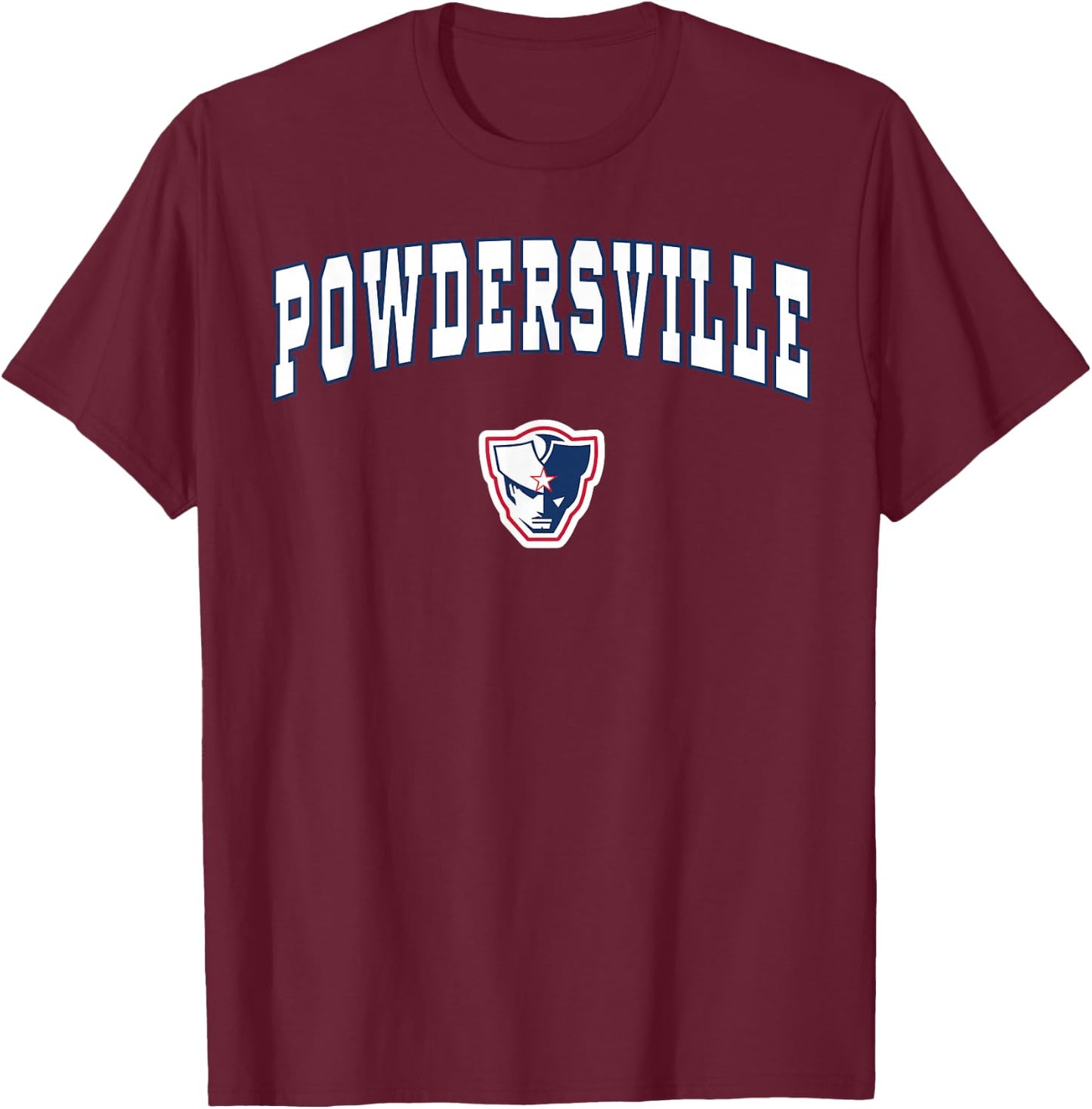 Powdersville High School Patriots T-Shirt - T-Shirt | Maroon