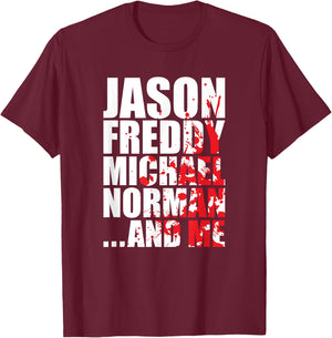 Bloody Halloween Famous Serial Slasher Killer T Shirt T-Shirt - T-Shirt | Maroon