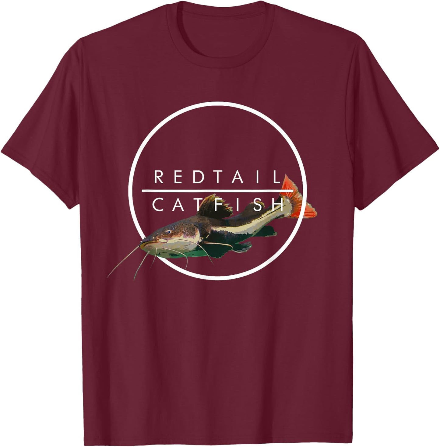Redtailed Catfish Monster Fish Keeper Water Change T-Shirt - T-Shirt | Maroon