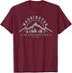 Washington The Evergreen State Nature Mountains Outdoor T-Shirt - T-Shirt | Maroon