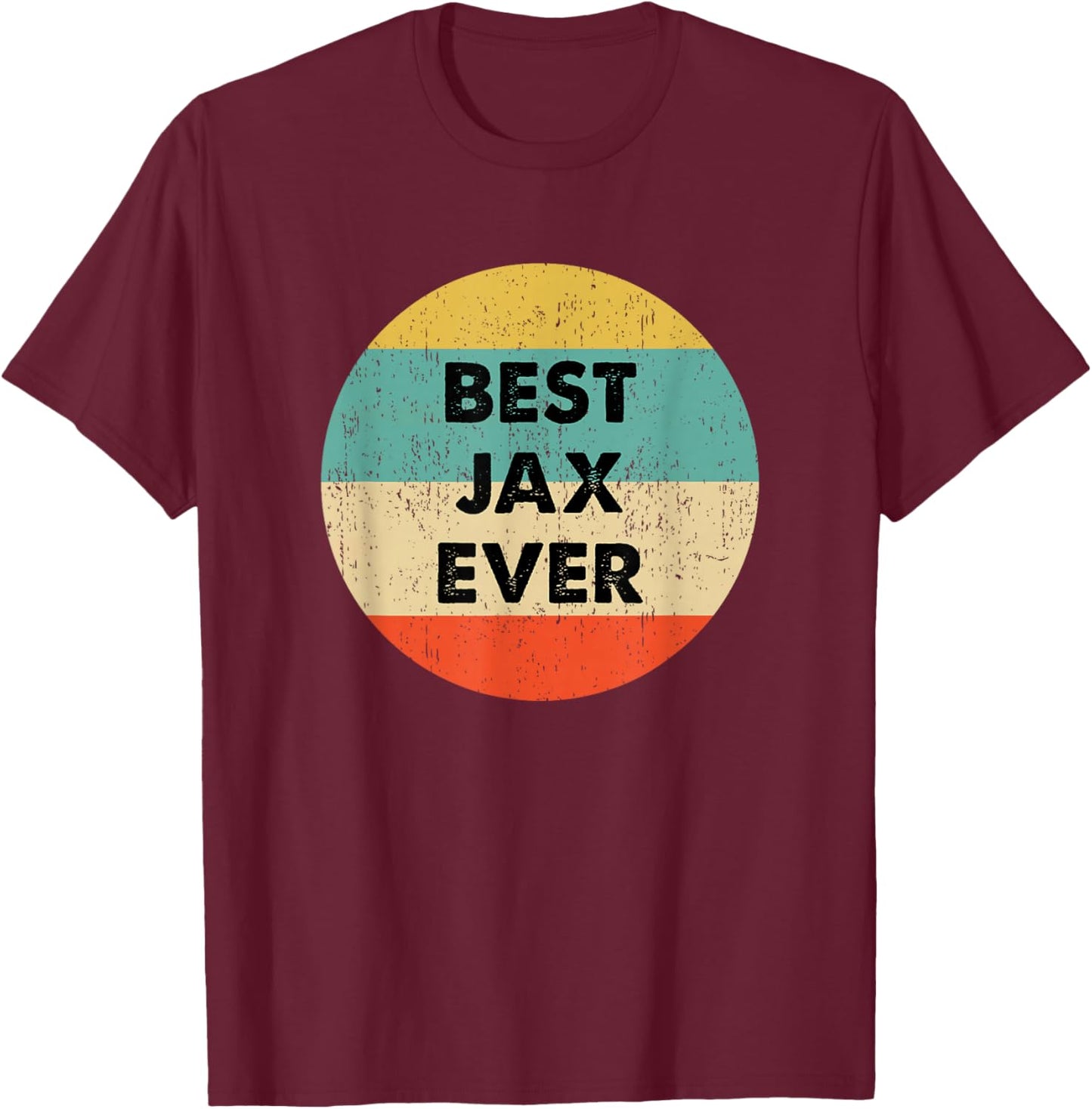 Jax Name T-Shirt - T-Shirt | Maroon