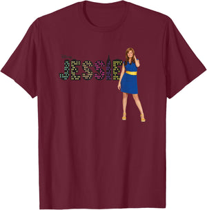 Disney Channel Jessie T-Shirt - T-Shirt | Maroon