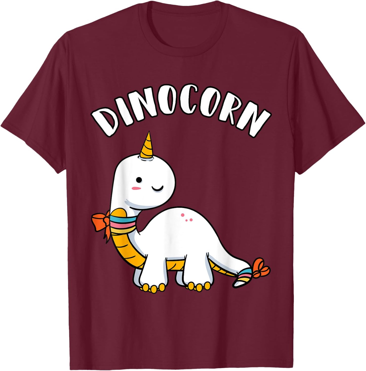 Dinocorn Dinosaur Unicorn Dinosaur Lovers Unicorn T-Shirt - T-Shirt | Maroon