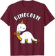 Dinocorn Dinosaur Unicorn Dinosaur Lovers Unicorn T-Shirt - T-Shirt | Maroon