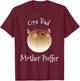 Puffer Fish One Bad Mother Puffer Pun Funny Ocean T-Shirt - T-Shirt | Maroon