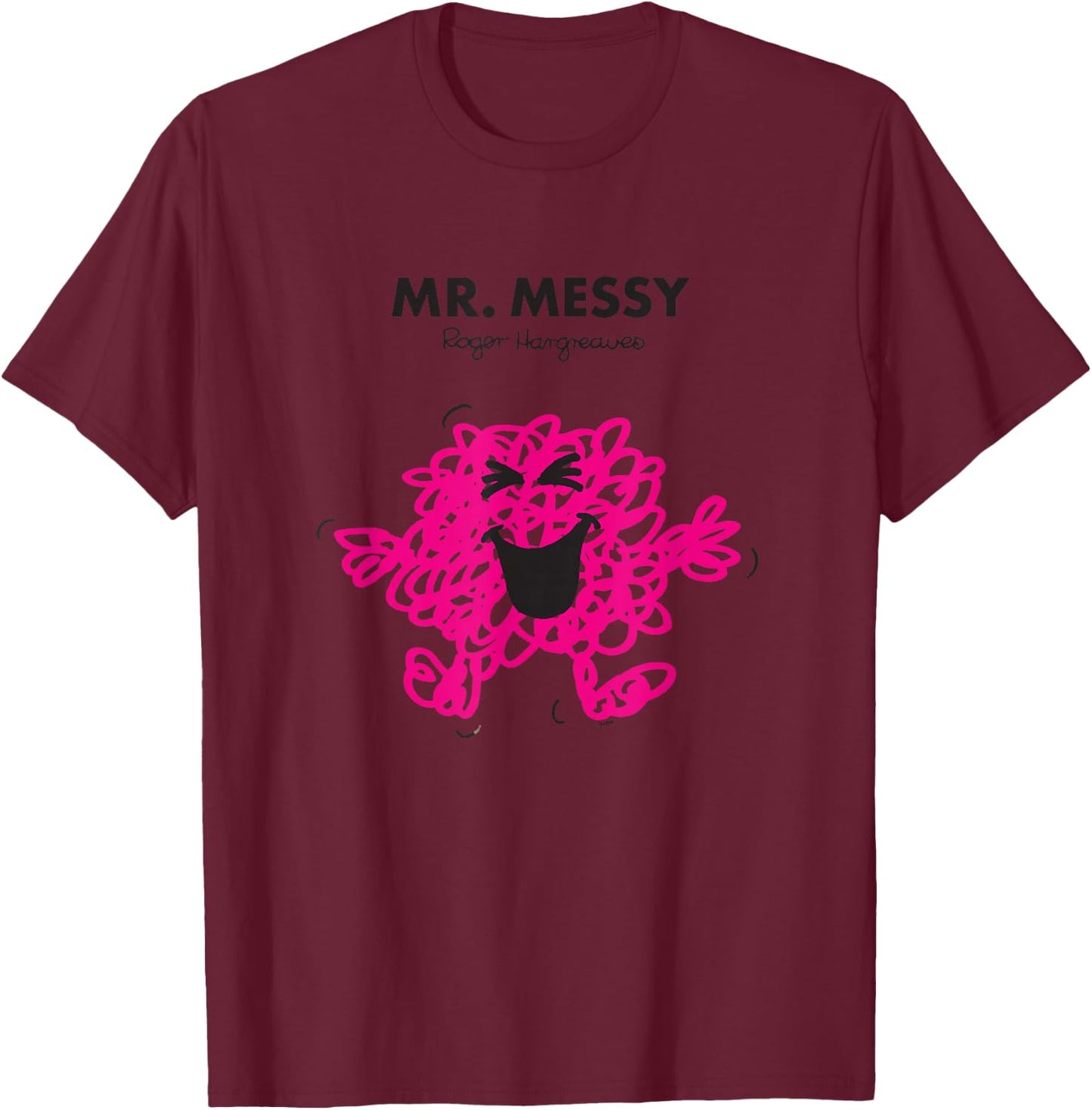 Mr. Men Mr. Messy T-Shirt - T-Shirt | Maroon
