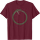 Ouroboros Snake Egyptian Alchemist's T-Shirt - T-Shirt | Maroon