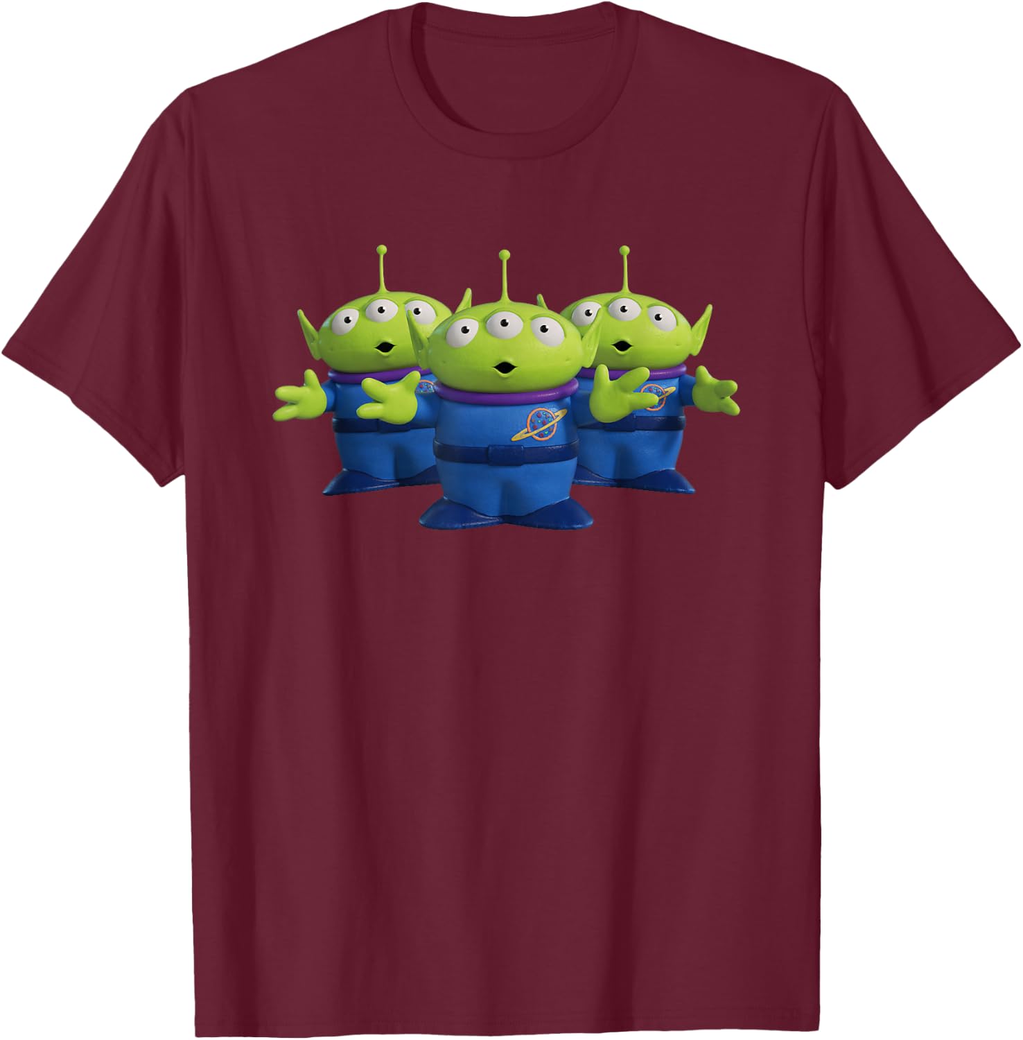 Disney Pixar Toy Story 4 Three Aliens T-Shirt - T-Shirt | Maroon