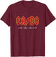 Low End Society Bass Player's Bass Guitar EADG Strings T-Shirt - T-Shirt | Maroon