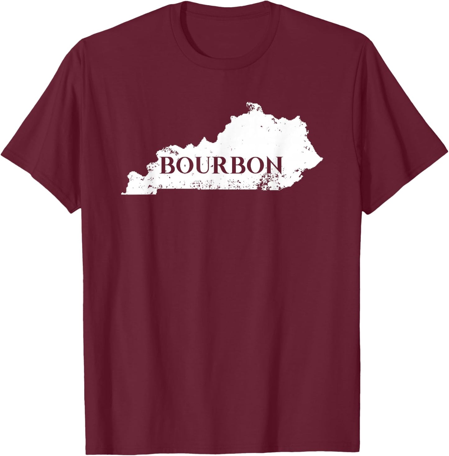 Kentucky Bourbon KY State Home Smooth Drink T-Shirt - T-Shirt | Maroon